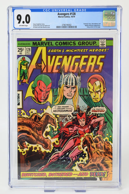 The Avengers #128 CGC 9.0 / 1974 - Marvel comics