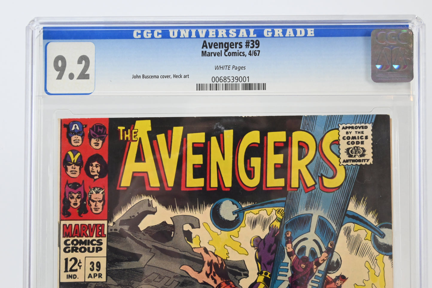 The Avengers #39 CGC 9.2 / 1967 - Marvel comics