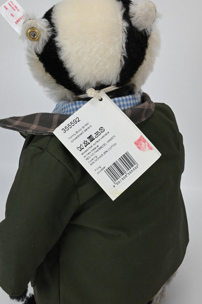 Steiff Tommy Brock Badger LE - 355592 with Box/COA