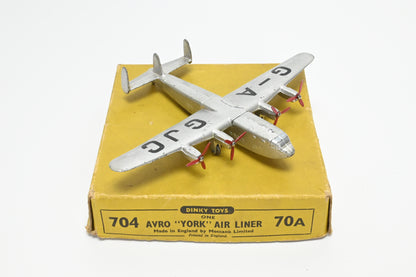 Dinky 704/70a Avro “York” Air liner with Box