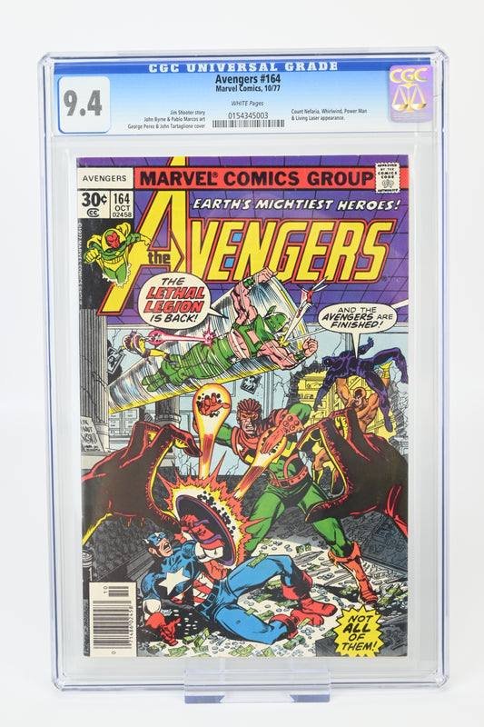 Avengers #164 CGC 9.4 - 1977