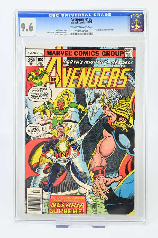 Avengers #166 CGC 9.6 - 1977