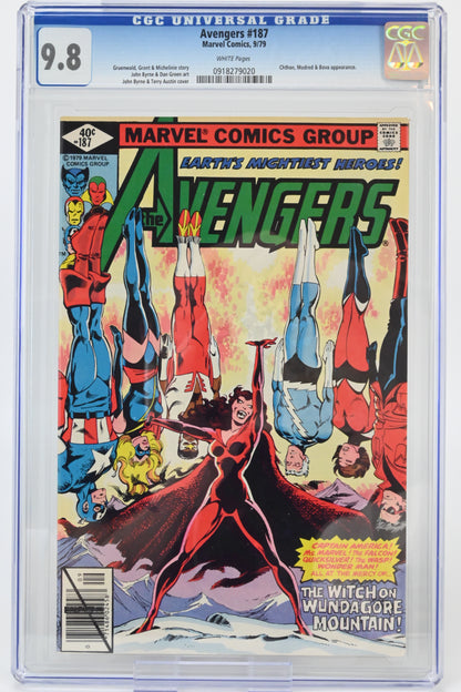 The Avengers #187 CGC 9.8 / 1979 - Marvel comics