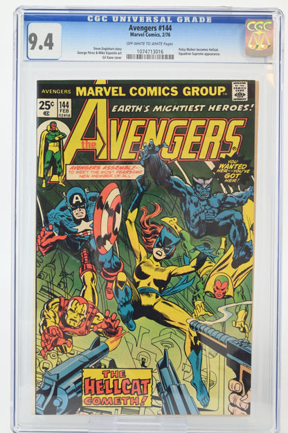 The Avengers #144 CGC 9.4 / 1976 - Marvel comics